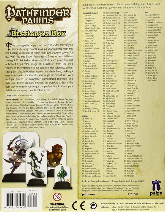Pathfinder Pawns Bestiary (Box of 3) - Image 2