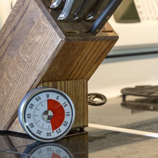 TFA Puck Kitchen Timer, Brown - Image 4