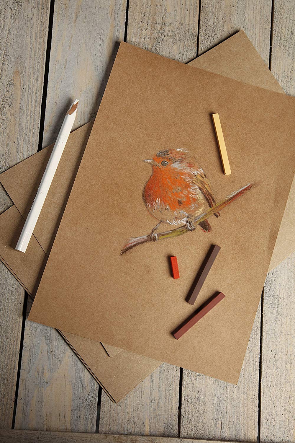 Clairefontaine, Ref 595771C, Kraft Paper Roll (Single Roll), 50 x 1m Size, 60gsm Paper, Acid Free, pH Neutral - Image 3