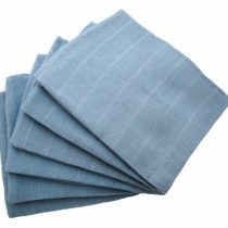 MuslinZ 6PK 100% Pure Cotton Baby Muslin Squares 70x70cms – Blue