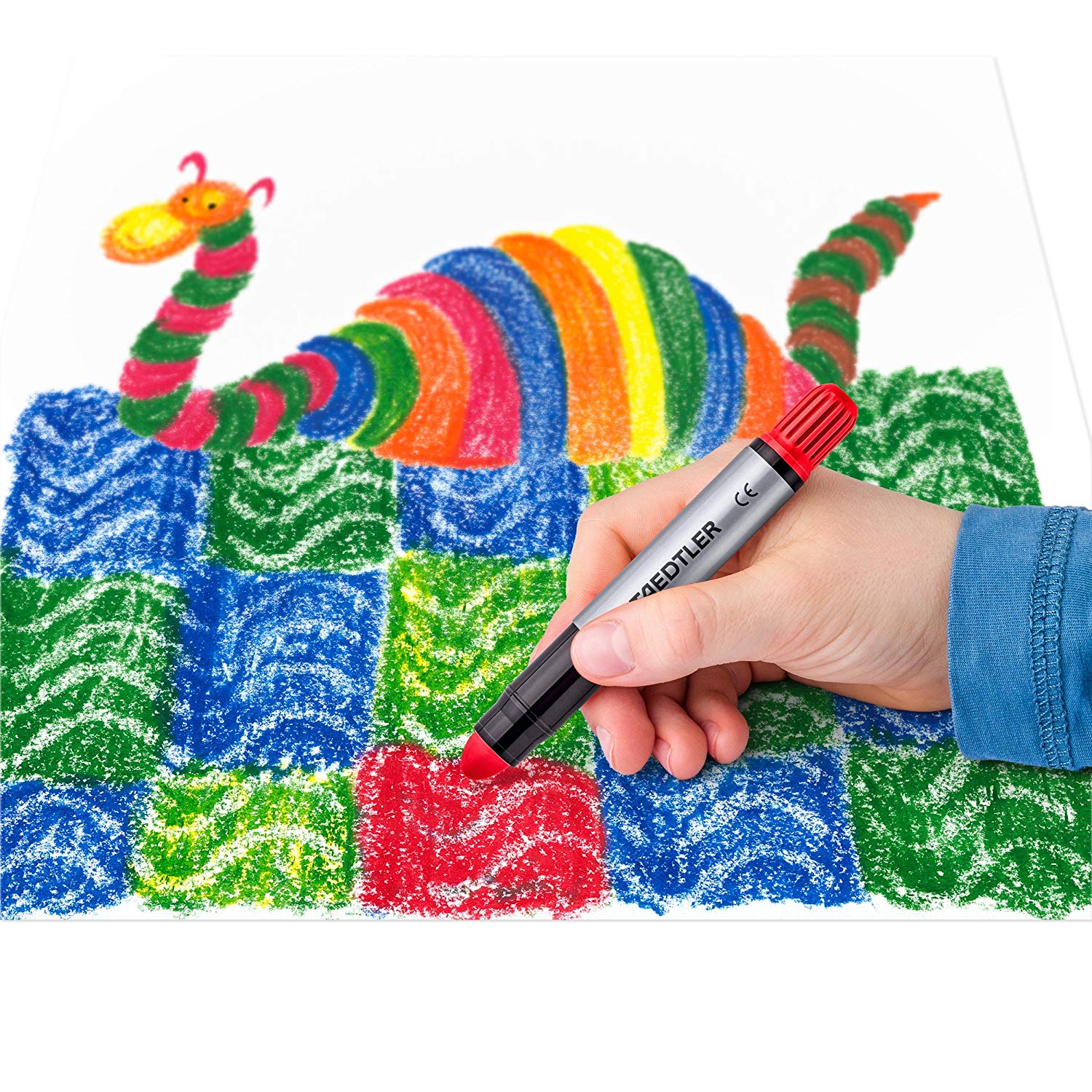 STAEDTLER 2390 C6 Noris Gel Crayons - Assorted Colours (Pack of 6), BASIC, 6 count (Pack of 1) - Image 4