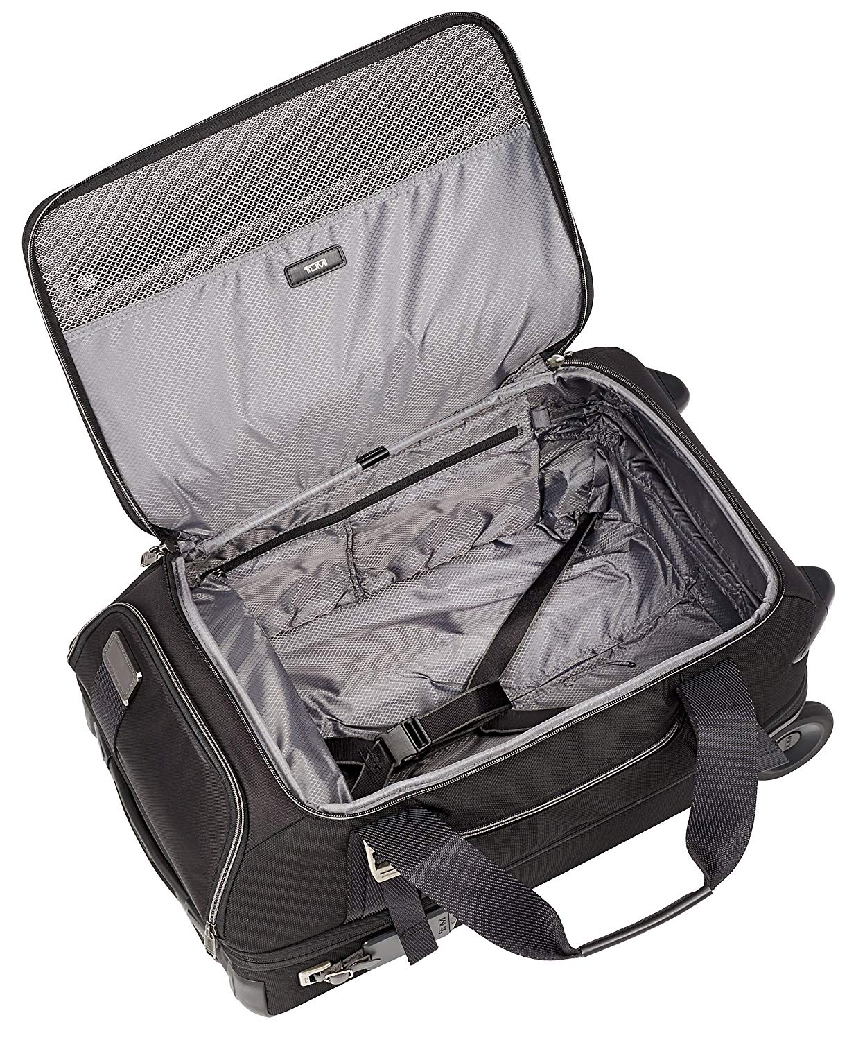 Tumi Merge Wheeled Duffel CarryOn Travel Duffle, 56 cm, Black (Black