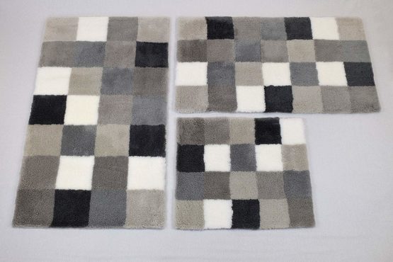 Kleine Wolke "Caro" Bath rug, 70 x 120 cm Grey/White - Image 3