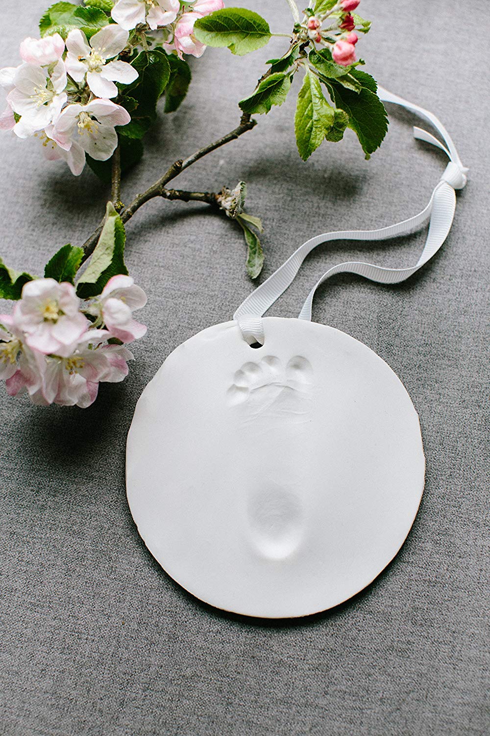 Pearhead Babyprints Baby Handprint or Footprint No Bake Keepsake Ornament, Excellent Mothers Day, Christening or Baptism Gift - Image 2