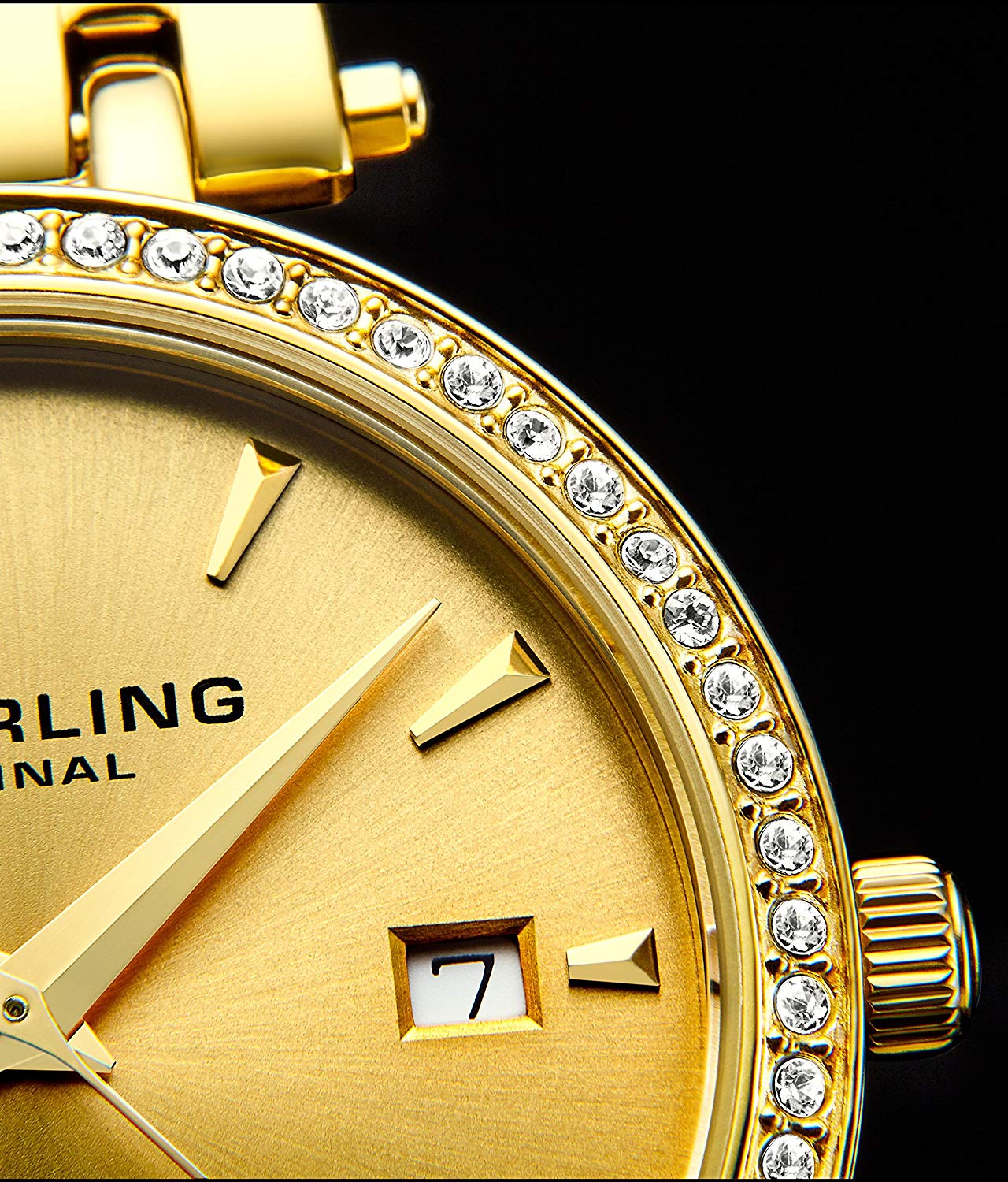 Stuhrling Original Garland Women’s Gold Quartz Watch, 579.03 - Image 4
