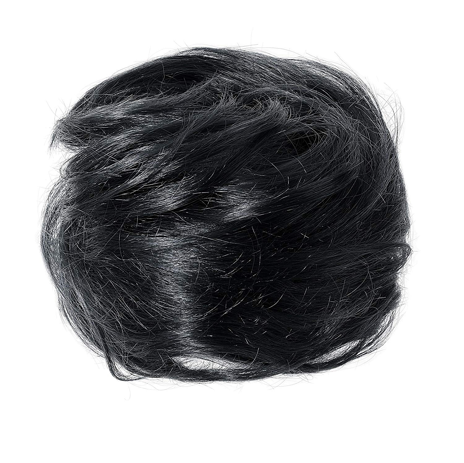 American Dream Large Size Human Hair Bun, Jet Black Number 1