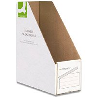 Q-Connect KF21659 Business Magazine File (10 pack) 100x230x300mm