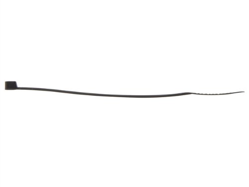 Forgefix Cable Tie Black 2,5 x 100mm Bag 100, 4 inch x 1/4 inch