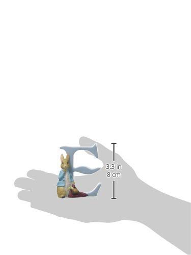 Beatrix Potter E - Peter Rabbit With Onions Figurine, White With Blue and Red Accents, height 7 cm - Image 4