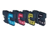 Brother LC980 - Print cartridge - 1 x black, yellow, cyan, magenta