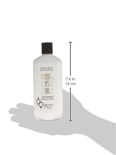 Alyssa Ashley Musk by Alyssa Ashley Hand & Body Lotion 500ml, White, 500 ml (Pack of 1) - Image 3