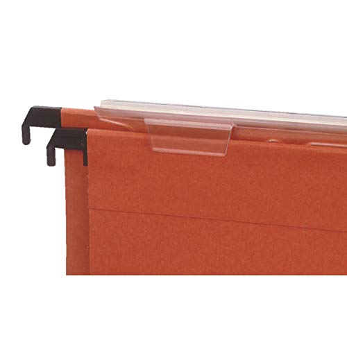Esselte 10402 Orgarex Foolscap Suspension File Kraft V-Base 15 mm Capacity - Orange, Pack of 50 - Image 2