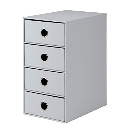 Rössler SOHO 4 Drawer Box - Grey, 4er
