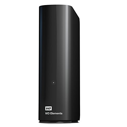 WD 4TB Elements External Hard Drive, Desktop HDD storage, USB 3.0 compatible, Fast Transfer rates