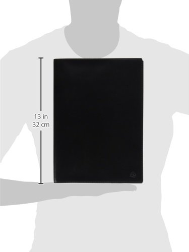 Exacompta SAD 29 Verona 297771E Weekly Diary September 2020 to December 2021 Week on 2 Pages Vertical Detachable Seam with Grain Material Smooth Leather 21 x 29.7 cm Black - Image 3