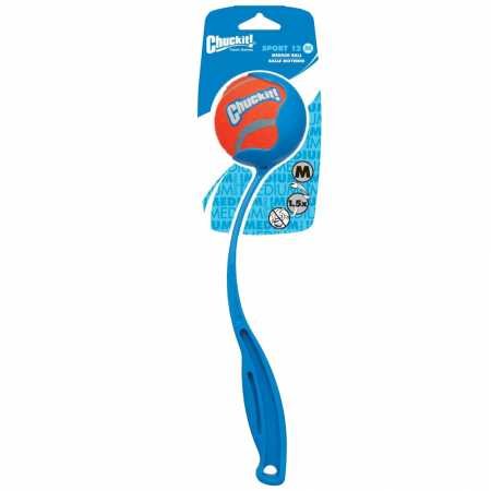 Chuckit! Sport 12 Pocket Ball Launcher - Lightweight Tennis Ball Fetch Dog Toy, Compatible with Medium Balls, 30 cm (Pack of 1)