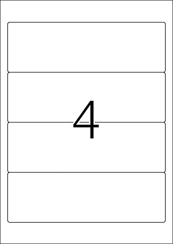 HERMA Self Adhesive Removable Spine Labels, 4 Labels per A4 Sheet, 25 Sheets, 192 x 61 mm, 100 Labels - Image 2