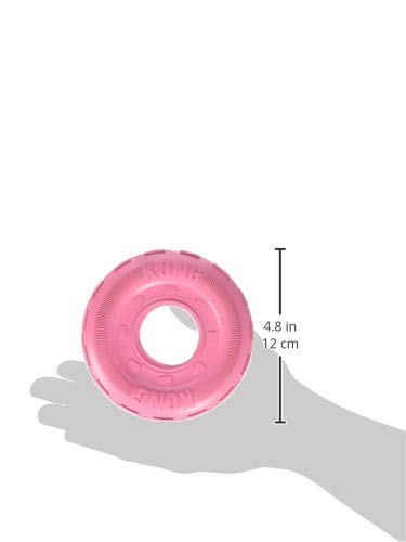 KONG Puppy Tires - Natural Rubber Chew Toy for Teething - Stuffable Dog Toy for Treats & Snacks - For Medium/Large Puppies - Image 2