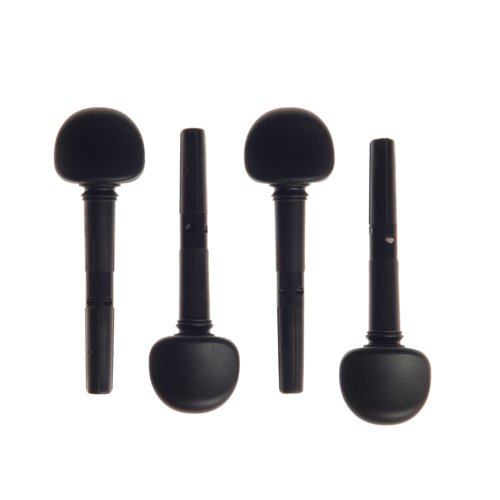Wittner 270111S 04 Pegs Violin, Black, 4/4 -3/4