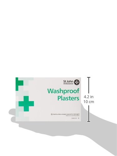 St John Ambulance 7.5x2.5cm Wash Proof Plasters - Pack of 100 - Image 3