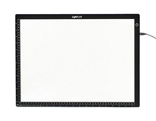Lc Light Box Lightcraft LC2003LED A3 Ultra-Slim Light Box, White – BigaMart