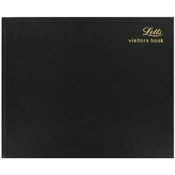 Letts Company Visitors Book - Black, A3
