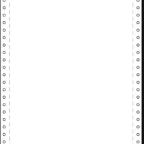 SIGEL 12241 Listing Paper, 12" x 240 mm, 1-part, 70 gsm, vp's, blank, 2000 sheets