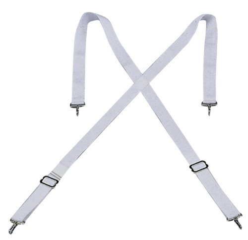 GEWA Marching Drum, Marching Drum Accessories, Bass Drum Carrying Strap, nylon white, 3 cm wide, adjustable with carabiner