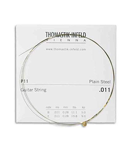 Thomastik Strings for Electric Guitar Jazz Swing Series Nickel Flat Wound Set JS111 Light .011-.047w, silver - Image 4