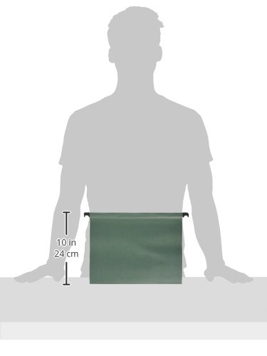 Cathedral Products A4 Green Manilla Suspension Files with Clip on Index Tabs and Inserts - Pack of 10 - Image 2