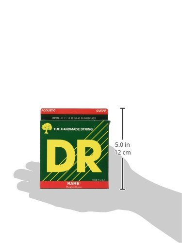 DR RPML-11 Strings RARE™ - Phosphor Bronze Acoustic Guitar Strings: Custom Light 11-50 - Image 3