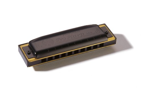 Hohner HH562C Pro Harp Harmonica in C, Black
