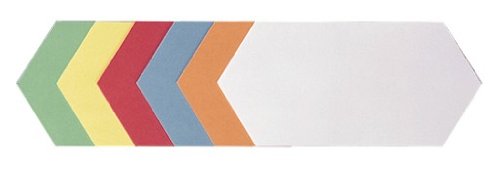 Franken UMZ 920 99 Presentation Cards Rhombus 20.5 x 9.5 cm Pack of 500 Various Colours, Multiple colours, 500 Stück