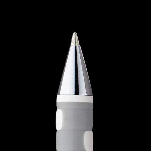 rOtring Tikky Lightweight Ballpoint Pen with Rubberised Grip - White Barrel, Box of 12, 12 Count (Pack of 1) - Image 3