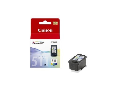 Canon Original ChromaLife 100+ Colour Ink Tank CL-511, Standard