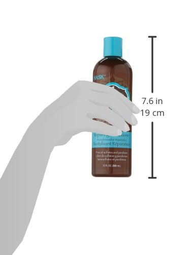 HASK Argan Oil Conditioner, Repairing for all hair types colour safe, and cruelty-free - 1 355mL Bottle, No Color - Image 3