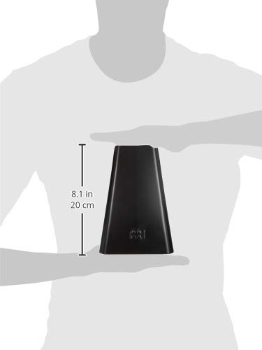 Meinl Percussion Bongo Cowbell Instrument - Very Large Idiophone - Length 8 Inches - Powder-Coated Steel, Black (BCOB) - Image 2