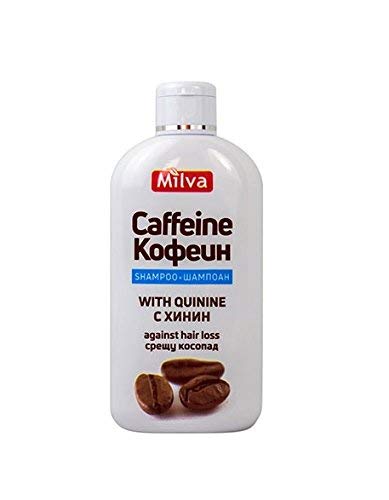 Milva Caffeine Shampoo with Quinine Extract, 200 ml Hair Growth for Women and Men - Image 3