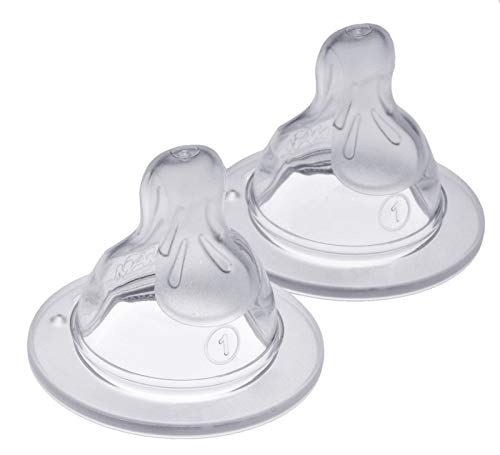 MAM Teats Size 1, Clear, 2 count (Pack of 1) - Image 4