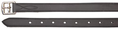 Hkm Economic 558045 stirrup leathers, Pack of 2, Black, Size L
