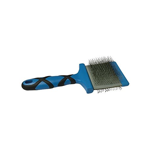 GROOM PROFESSIONAL Double Sided Flexible Slicker Dog Brush, Dog Grooming Brush for Dematting