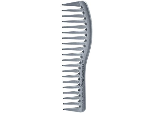 Hercules Sägemann Triumph Master 95/236 Hair Comb Wavy Pack of 1, Silver, 7.0 inches - Image 3