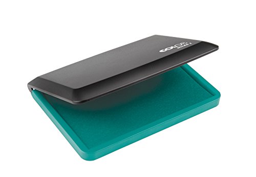 COLOP Micro 2 Green Rubber Stamp Ink Pad. Measures 110x70mm. Best Ink Pad for Home Office, and Crafting Use. Water-Based