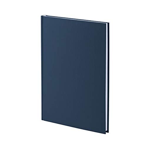 Rössler SOHO A4 Perfect Bound Plain Notebook with 96 Pages - Navy Blue
