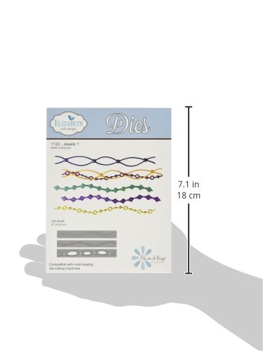 Elizabeth Craft Designs Metal Die Jewels 1, 6-inch , ECD1123, Grey, 15.5x2x0.1 cm - Image 3