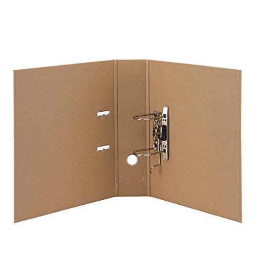 S.O.H.O. 1317452628 A4 Kraft Lever Arch File with Metal Index Holder BigaMart