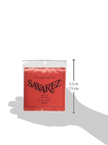 Savarez Classical Guitars Strings Alliance Cristal 570CR Set Standard Tension red, Silver, Satz standard 570CR - Image 4