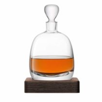 LSA WH03 Whisky Islay Decanter 1 L Clear & Walnut Base **