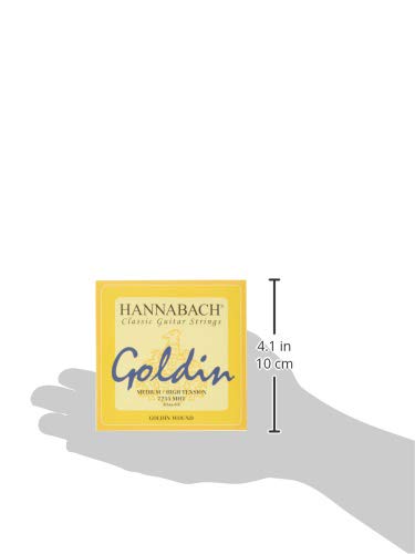 Hannabach Classical Guitar Strings Series 725 Medium/High Tension Goldin - A5 - 7255MHT, gelb - Image 3