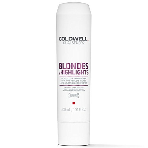 Goldwell Dualsenses Blondes & Highlights Anti-Yellow Conditioner, For Blonde & Highlighted Hair, Detangles Immediately, 200ml